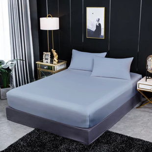 A1 HOME COLLECTIONS LLC Organic 100% Cotton Sateen Fitted Sheet