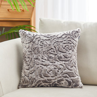 WARISI Velvet Flowers Floral Velvet Pillow Cover (Set of 2)