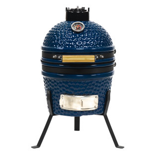 Vessils 9.8-in W BBQ Stand Style Kamado Charcoal Grill