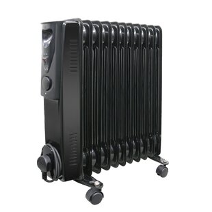 BELFRY HEATING Ned 2500W 11 Fin Oil Filled Radiator Portable Electric Heater with Thermostat