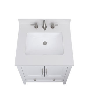 AVANITY 25'' Quartz Single Bathroom Vanity Top with Sink