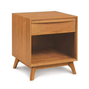 COPELAND FURNITURE Catalina 1 - Drawer Solid Wood Nightstand