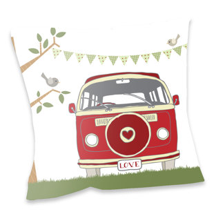 ZOOMIE KIDS Gardener Square Throw Cushion