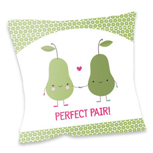 ZOOMIE KIDS Gardener Square Throw Cushion