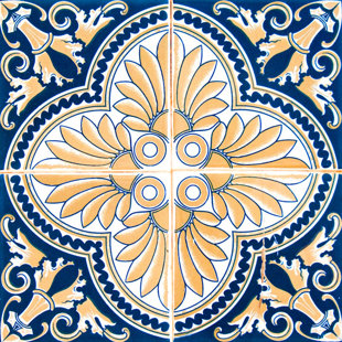 HOMEROOTS 8'' W x 8'' L Vinyl Peel and Stick Mosaic Tile