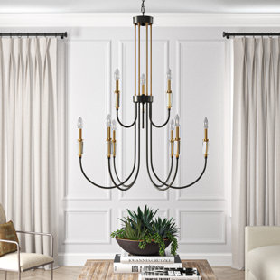 GREYLEIGH™ Dekker 9 - Light Dimmable Classic / Traditional Chandelier