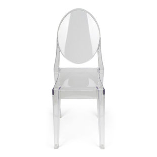 ATLAS COMMERCIAL PRODUCTS Ghost Chair Plastic Stackable Multipurpose Chair