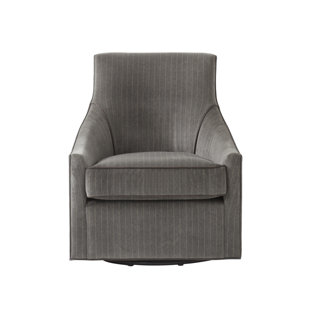 ANDREW MARTIN Fraser Upholstered Swivel Armchair