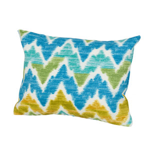 RENNIE & ROSE DESIGN GROUP Tiago Chevron Indoor/Outdoor Throw Pillow