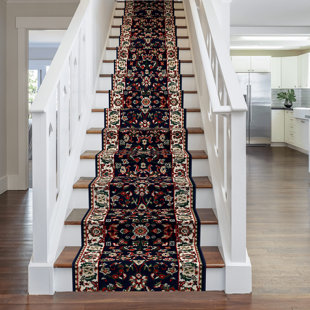 ASTORIA GRAND Stair Runner Agnew Oriental Indoor / Outdoor Area Rug