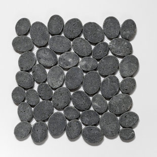 CRUZ BAY STUDIO Natural Stone Pebbles Mosaic Wall & Floor Tile