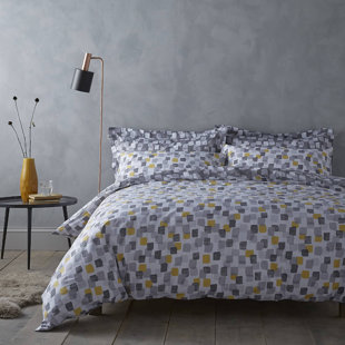 BIANCA COTTON Wendebettwäsche Brushstrokes 100% Baumwolle (Set besteht aus 2)