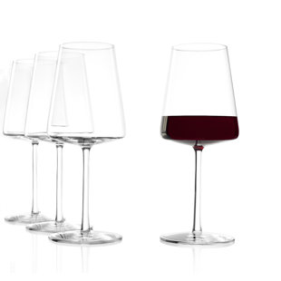 STÖLZLE LAUSITZ Power 18 oz. Clear Wine Glass (Set of 4)