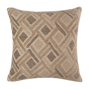 MILLANO HOME Doe Luxury Square Pillow Cover & Insert