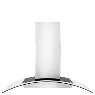 ZLINE 36" 400 CFM Convertible Wall Mount Range Hood in Stainless Steel with Remote Control Included