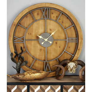FOUNDRY SELECT Curlie Oversized 40" Wall Clock