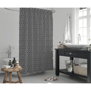 TROPIK HOME Ethnic Polyester Shower Curtain