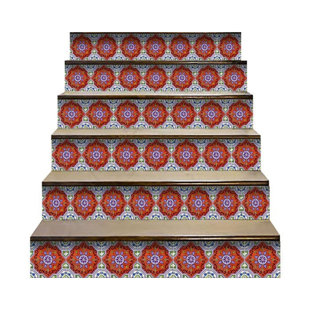 HOMEROOTS 6'' W x 6'' L Vinyl Peel and Stick Mosaic Tile (Set of 24)