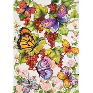 TOLAND HOME GARDEN Double Sided 40'' H x 28'' W Polyester None House Flag