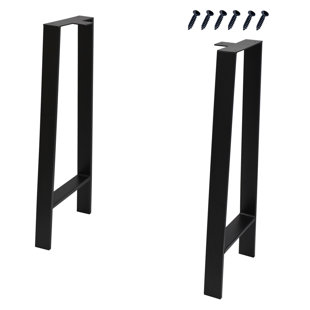 LOON PEAK® Menands Metal Table Legs (Set of 2)