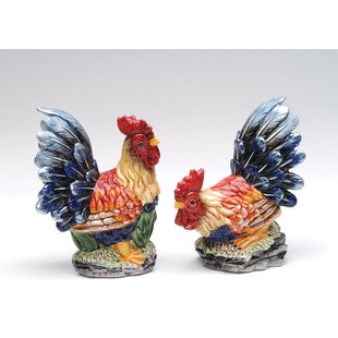 Cosmos Gifts Rooster Salt and Pepper Set