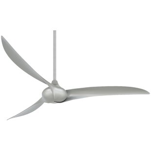 MINKA AIRE Wave 65'' 3 - Blade Standard Ceiling Fan with Remote Control