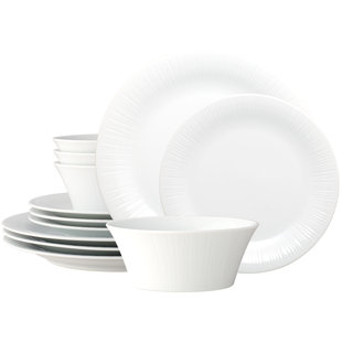 Noritake Conifere 12-Piece Dinnerware Set, Service for 4