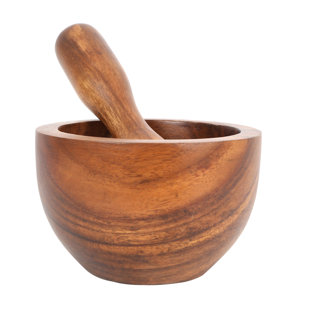 ALPEN HOME Flanagan Wood Mortar And Pestle Set