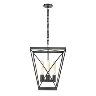 ALORA LIGHTING Lattice 4 - Light Lantern Geometric Chandelier