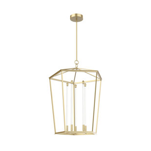ALORA LIGHTING Delphine 5 - Light Dimmable LED Lantern Square / Rectangle Chandelier
