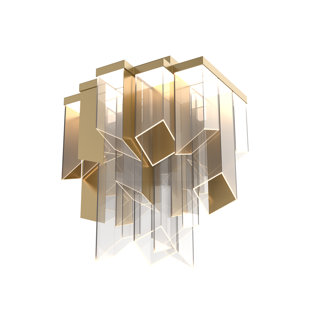 ALORA LIGHTING Rowland Acrylic LED Flush Mount