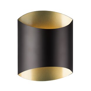 KUZCO LIGHTING Preston Steel LED Flush Mounted Sconce