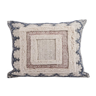 LATITUDE VIVE Coburn Indoor / Outdoor Geometric Backrest Pillow Cover