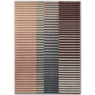 BRINK & CAMPMAN Artisan Flatweave Wool Striped Rug