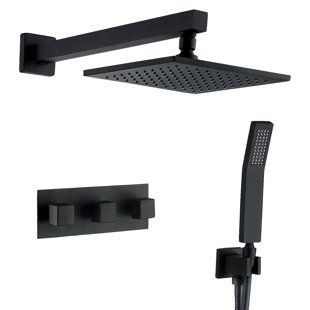 RBROHANT Complete Shower System with Rough in-Valve