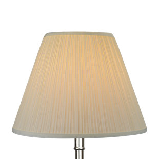 FENCHEL SHADES 11.25" H x 16" W Empire Lamp Shade - (Spider Attachment) In Pleated Mushroom