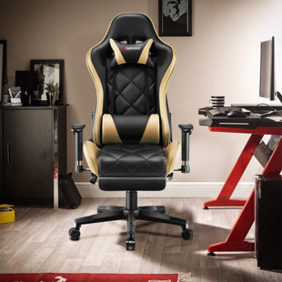 JL Comfurni Racing Gaming Chair High Back Swivel Office Home Computer Chair