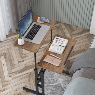 INBOX ZERO Adjustable Metal Base Computer Desk