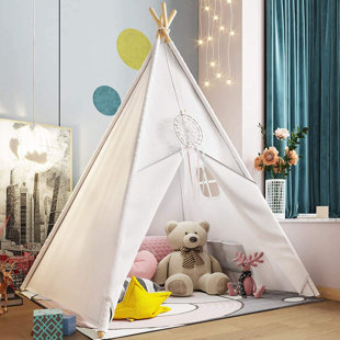 Wayfair Samples 47'' W x 47'' D Indoor / Outdoor Polyester Triangular Play Tent