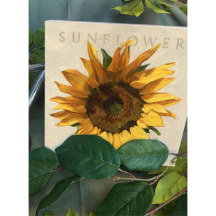 DARREN GYGI HOME COLLECTION Sunflower Giclee Wall Art by Darren Gygi - Wrapped Canvas Print