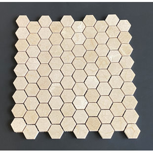 ES STONE 1.25" x 1.25" Honeycomb Marble Mosaic Wall & Floor Tile