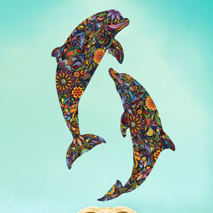 MY WONDERFUL WALLS Dolphin Duo Wall Decal