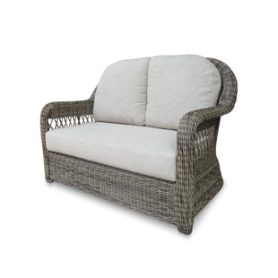 CO9 DESIGN Julia 51'' Wicker Outdoor Loveseat