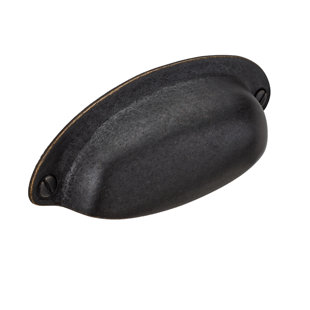 SUMNER STREET HOME HARDWARE Rustic 3 1/2" Center to Center Cup/Bin Pull