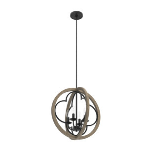 HUNTER FAN Gablecrest 1 - Light 19 inch Globe Pendant