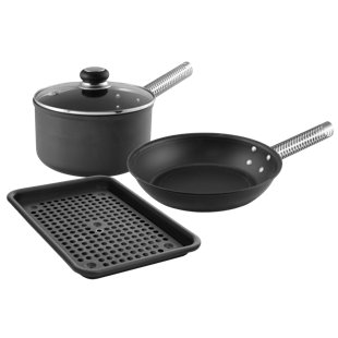LLOYDPANS KITCHENWARE 4 - Piece Aluminum Cookware Set