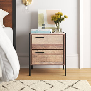 MERCURY ROW Juno 2 Drawer Bedside Table