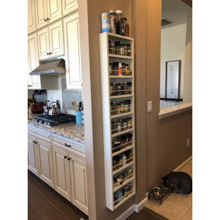 TIMBER TREE CABINETS Celebrity Wall Wood Spice Rack