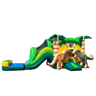 JINGO JUMP 30' x 13' Inflatable Water Slide with Air Blower