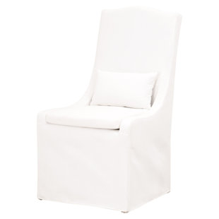 ORIENT EXPRESS FURNITURE Colette Slipcover Dining Chair (Set of 2)